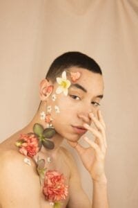 portrait beauty fleuri