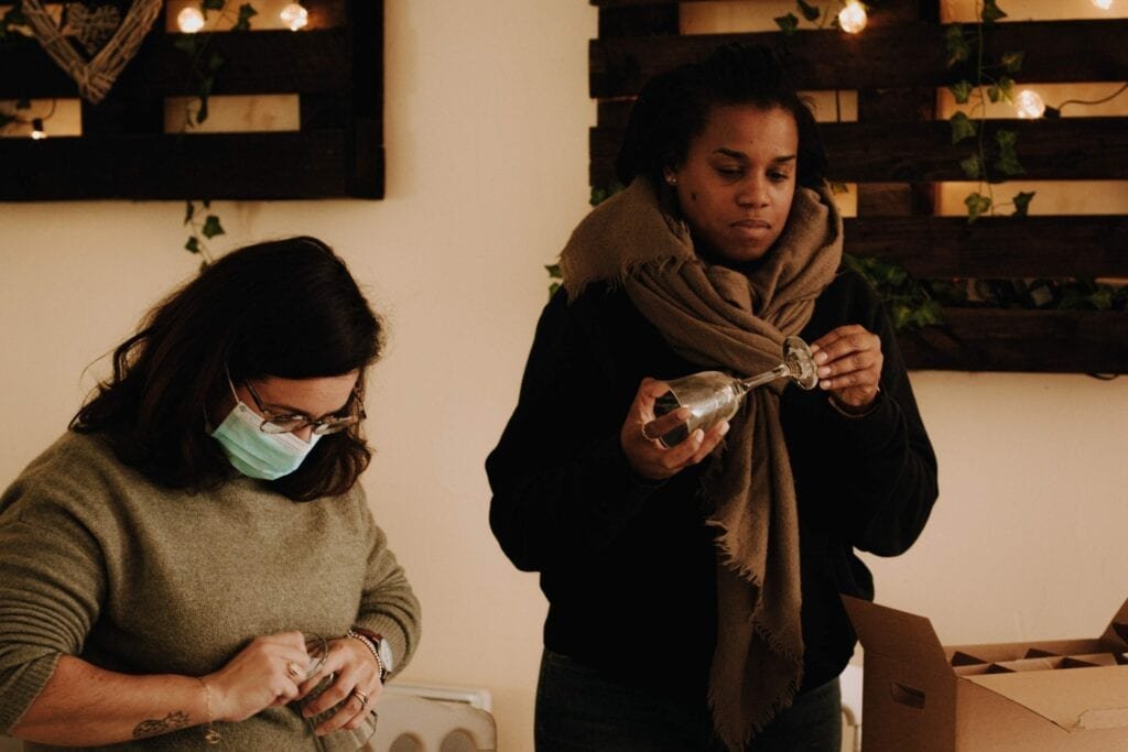 mariage noir et blanc