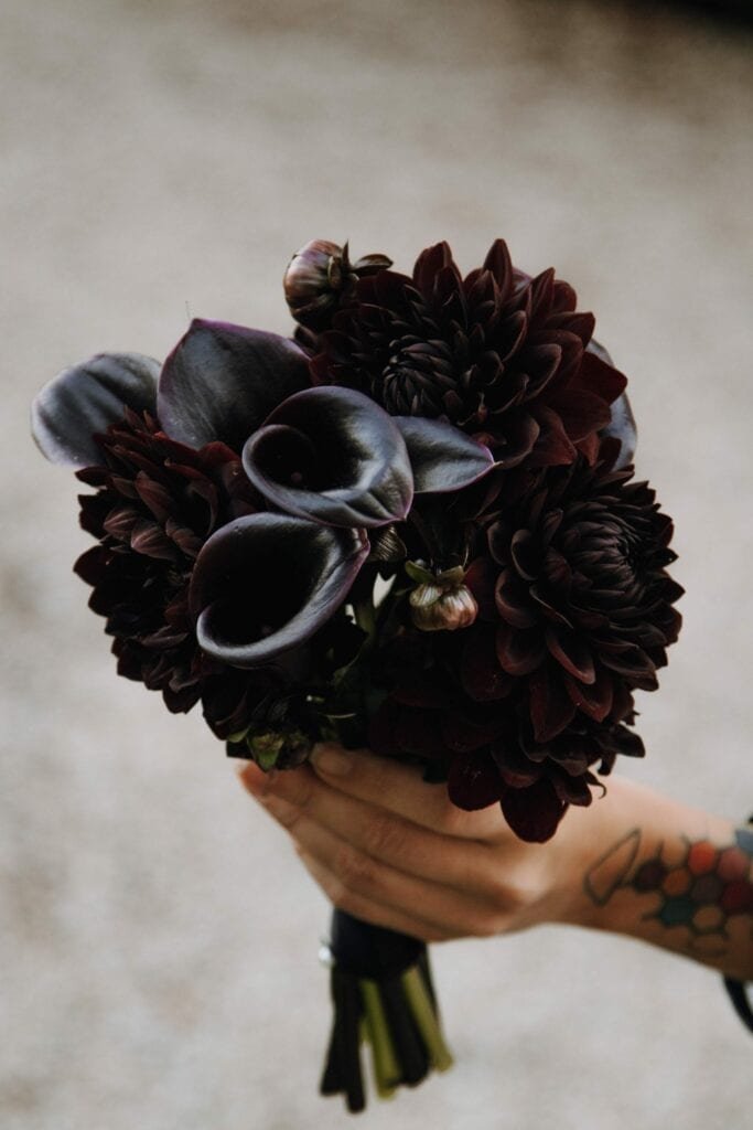 bouquet noir