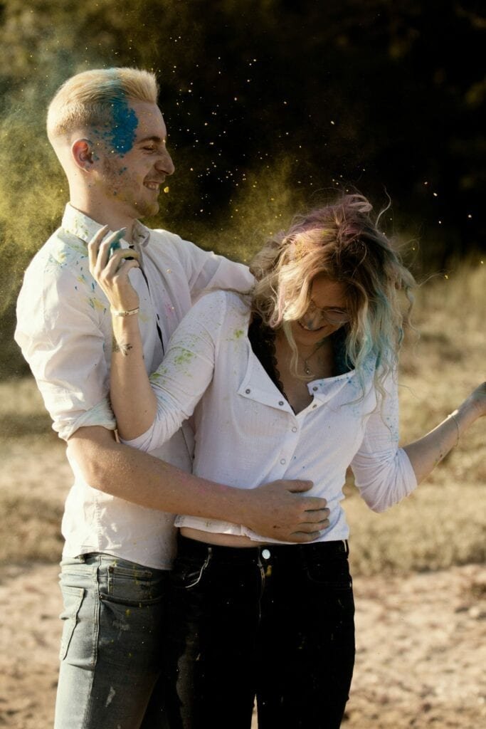 Séance photo poudre holi