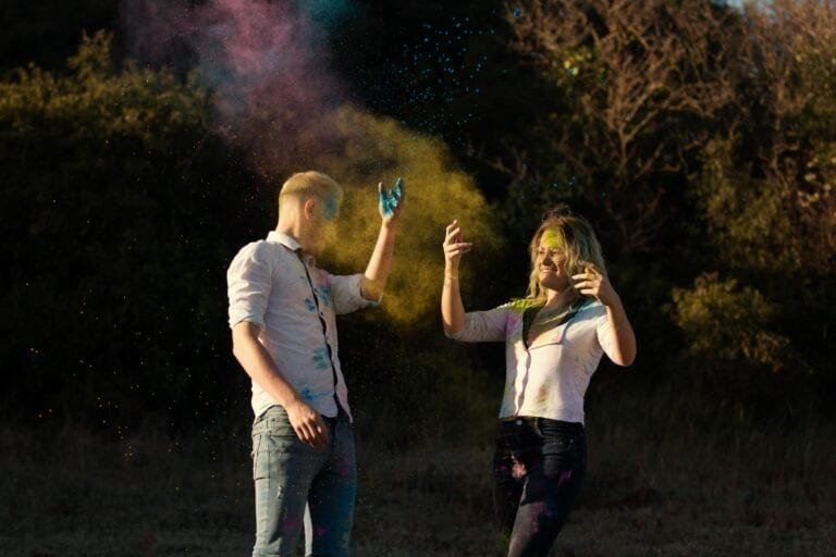 Séance photo poudre holi