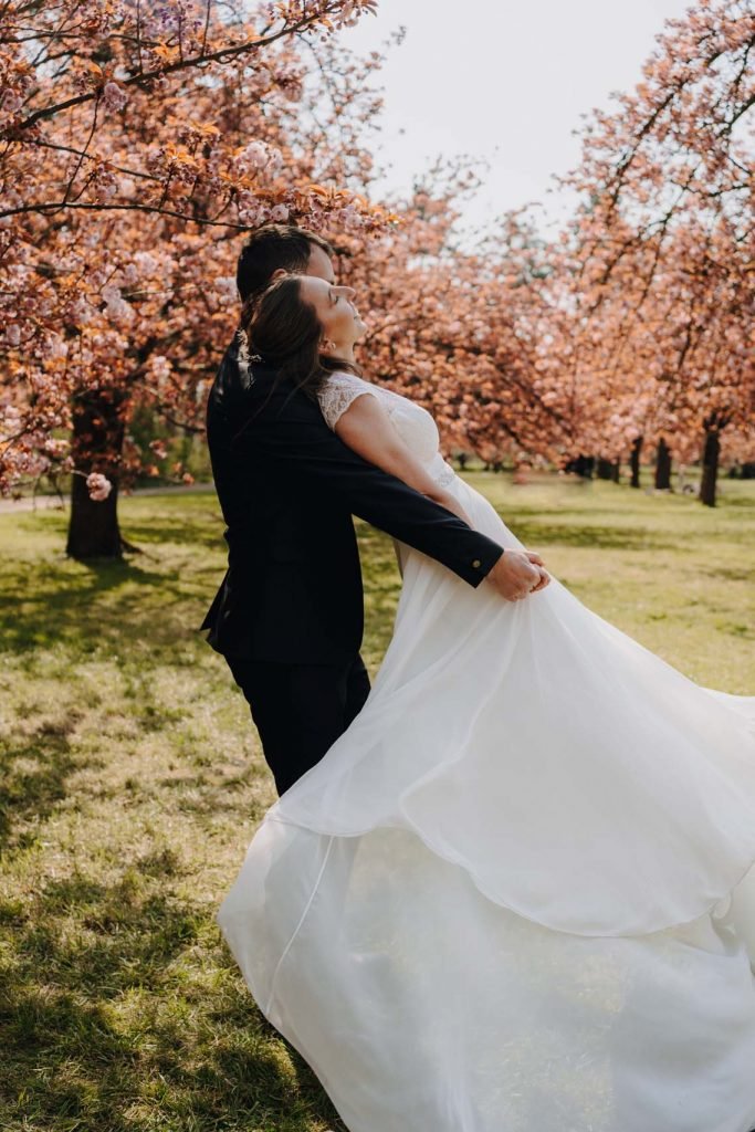 séance couple cerisiers Sceaux