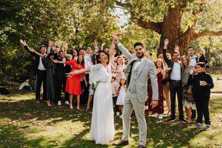 mariage photo de groupe
