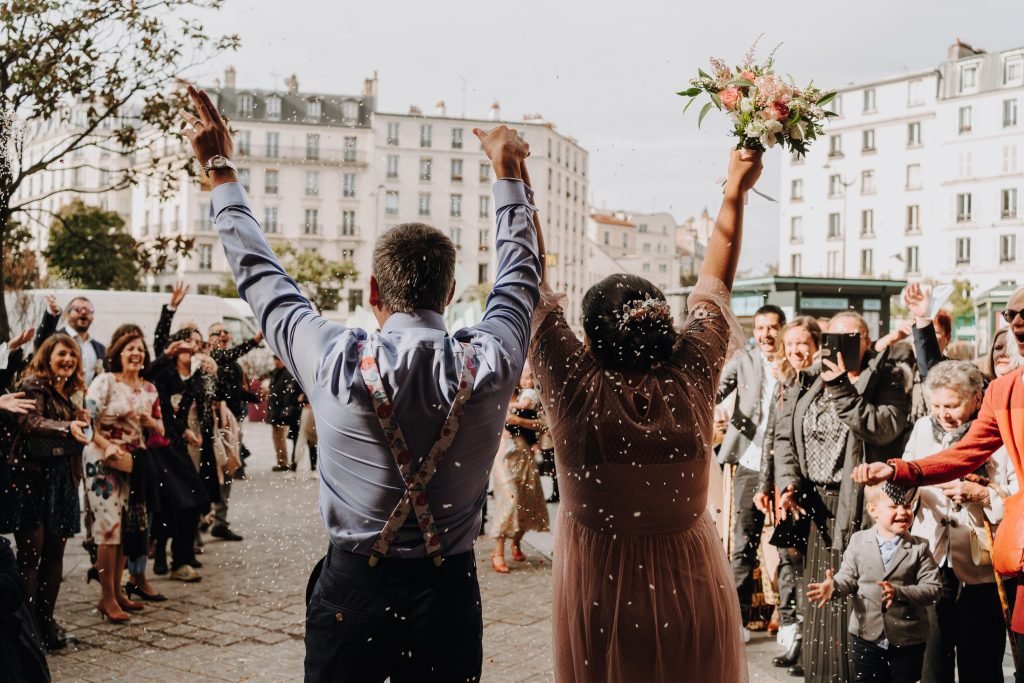 Mariage mairie du 20ème