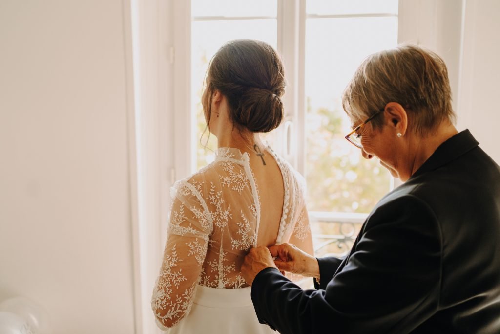 enfilage de robe
