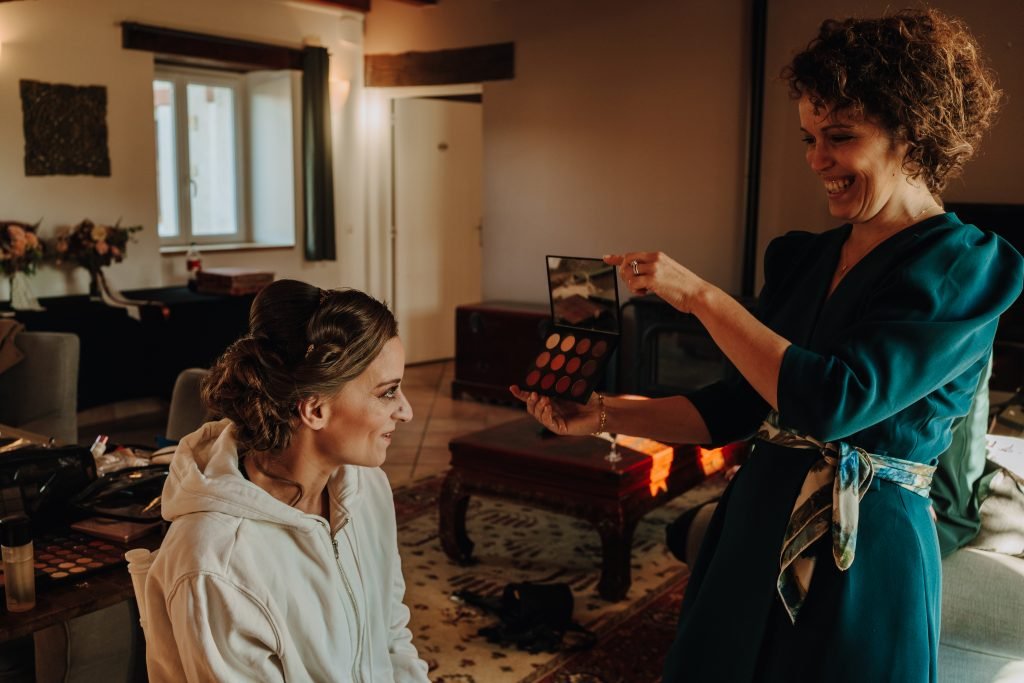 préparatifs mariée