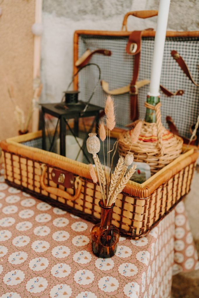 décoration mariage vintage