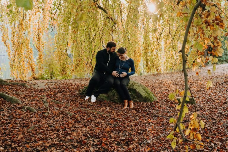séance photo grossesse automne