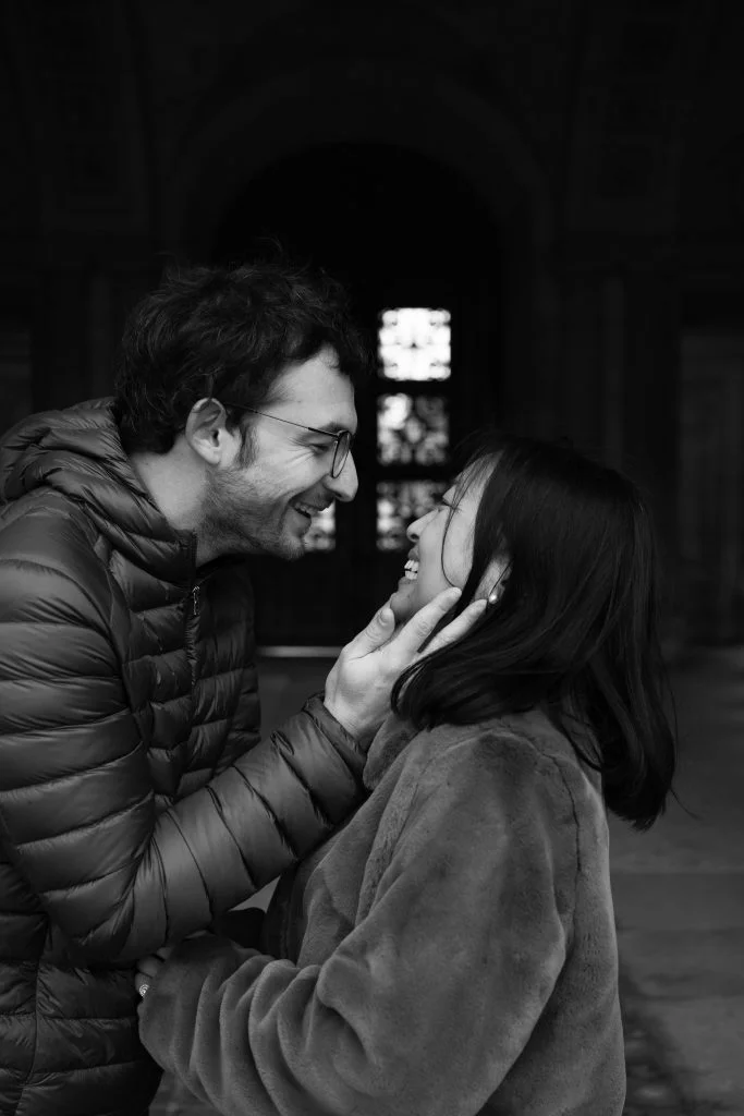 photo couple hiver