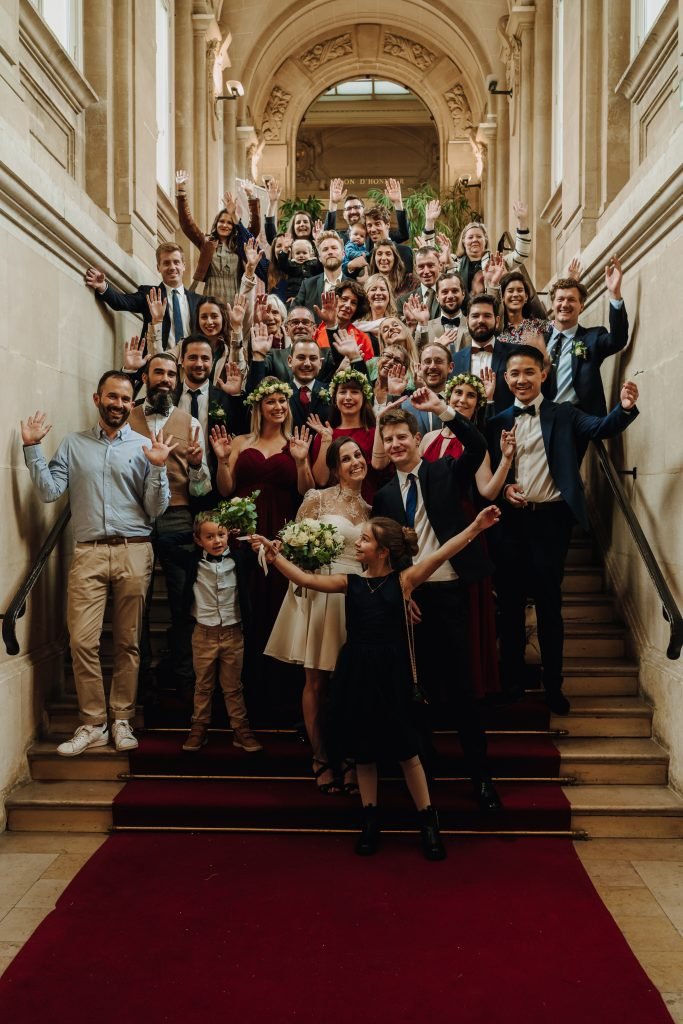 mairie 20e mariage escaliers