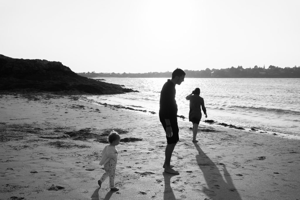 séance photo famille plage