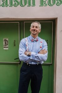 nœud papillon flamant rose