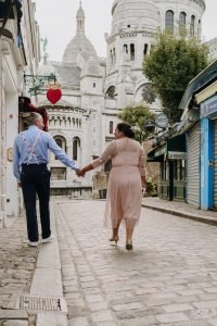 mariés rue de Montmatre