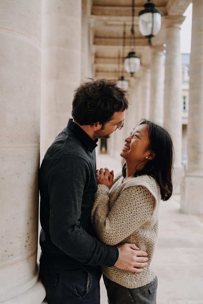 séance photo couple Palais Royal