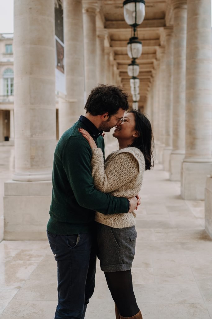 séance photo couple Palais Royal