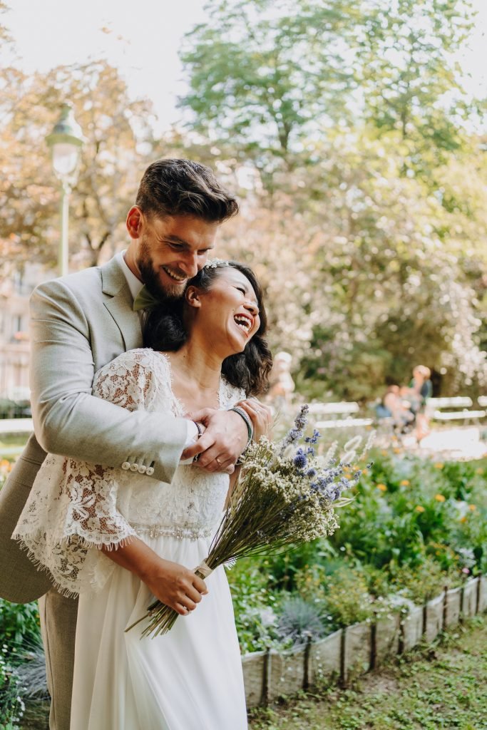 séance photo mariage square des batignolles