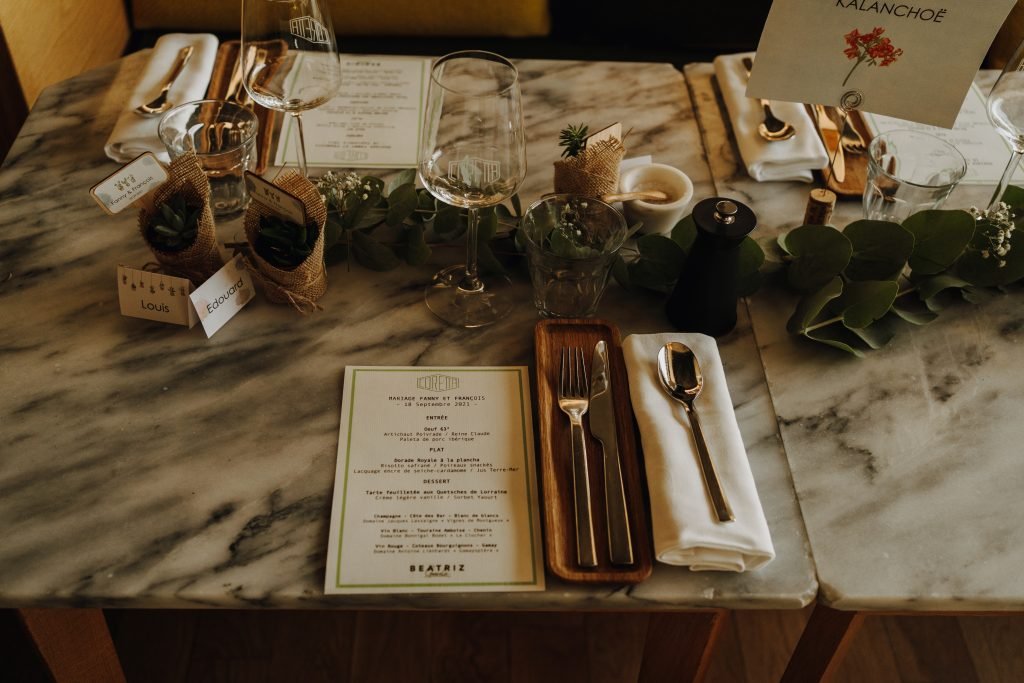 deco table mariage cactus