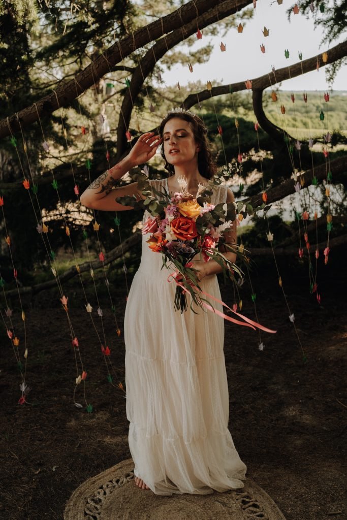 guirlande origami mariage