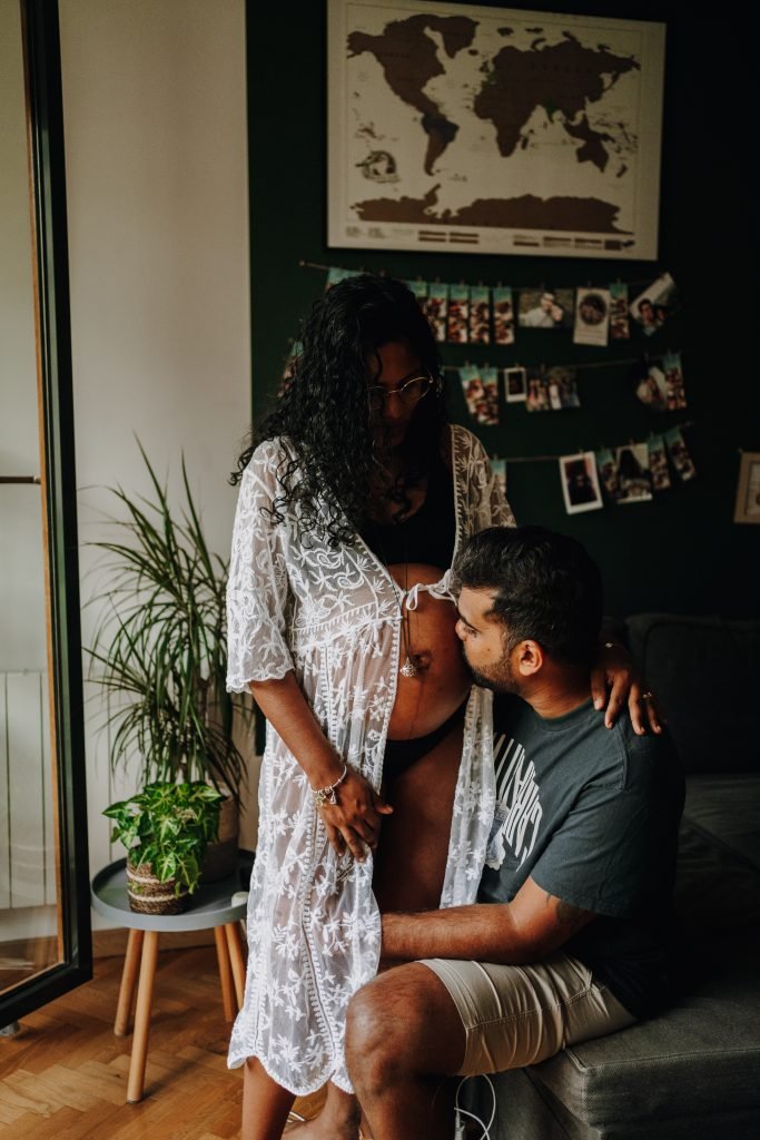 photos grossesse à domicile