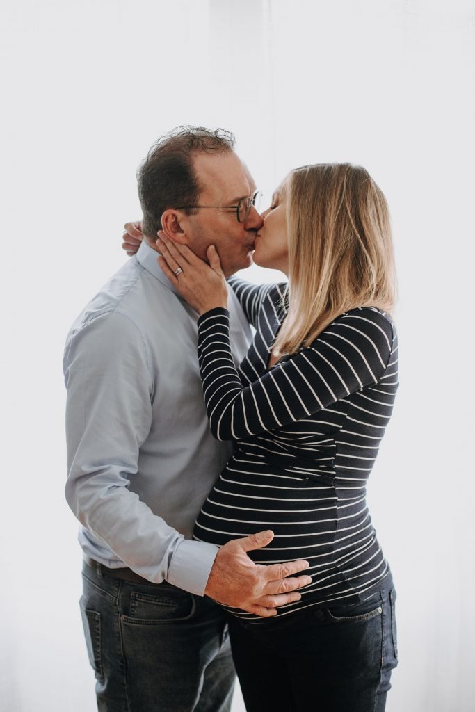 photos de grossesse home studio
