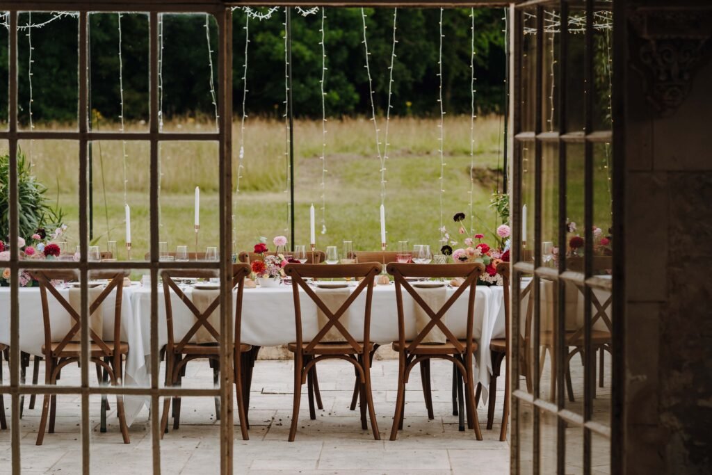 Repas mariage original