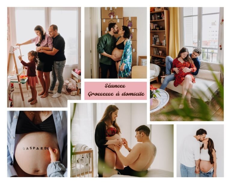 Séances photo grossesse à domicile