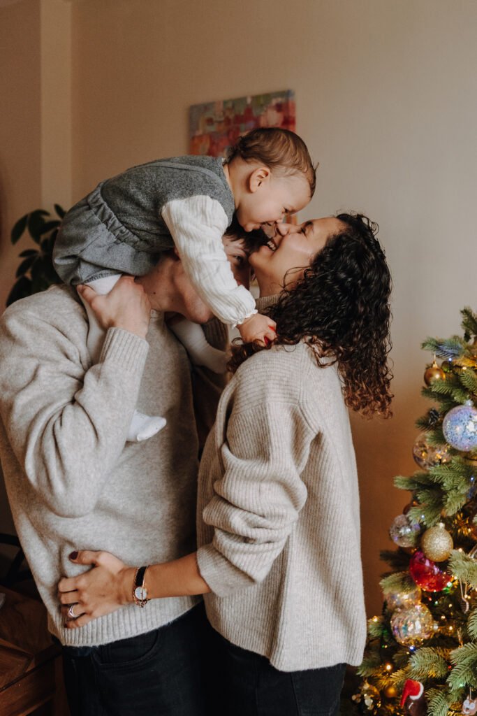 photo famille noel Paris