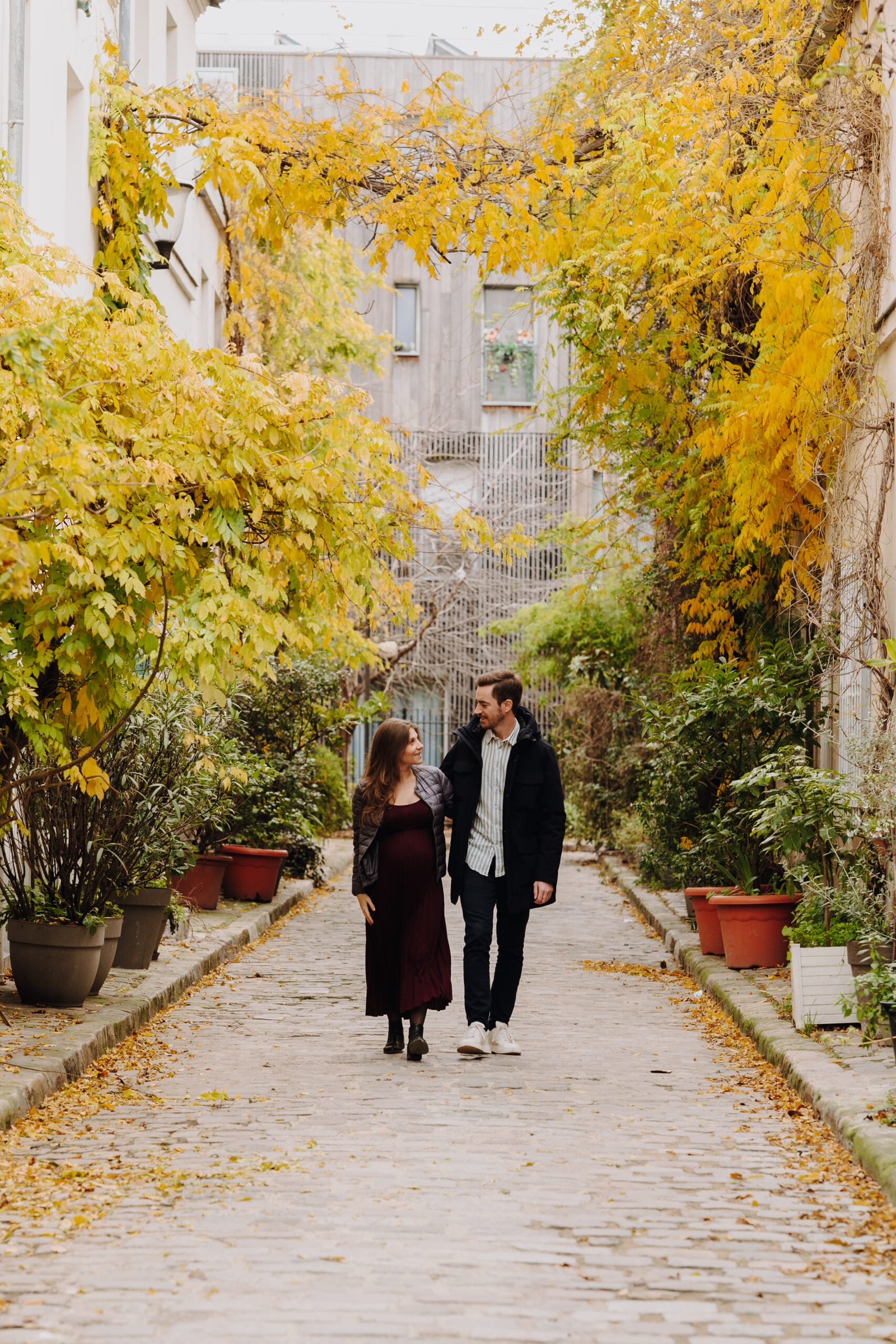 Feuilles jaune automne