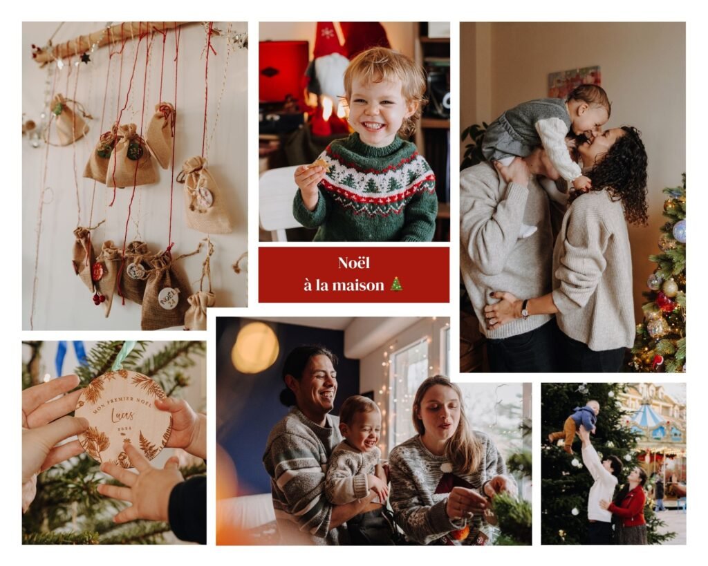 Séance photo Noël à domicile