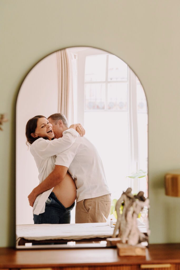 Photo grossesse à la maison